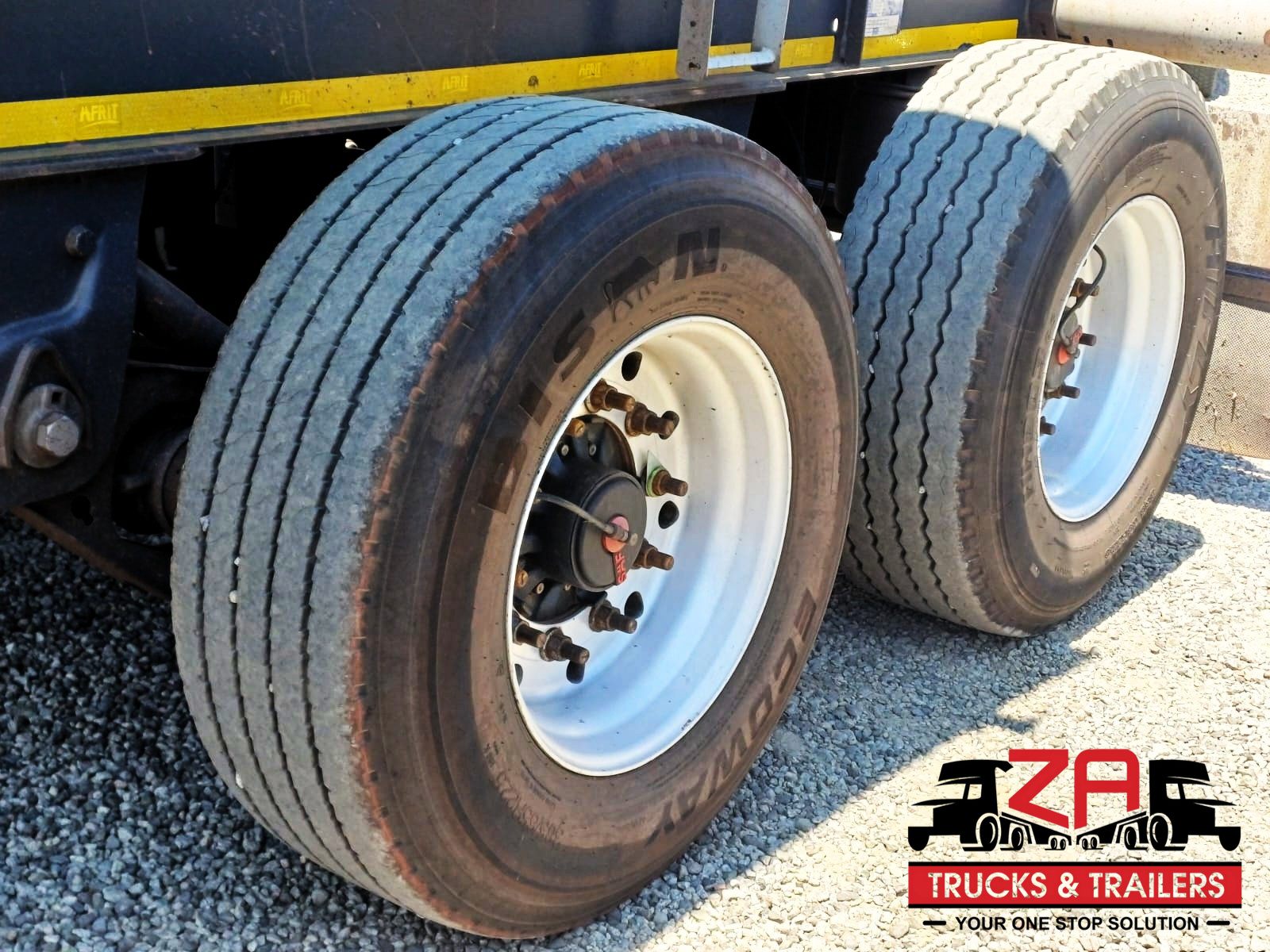 2021 AFRIT 18 CUBE SIDE TIPPER TRAILER #53359]